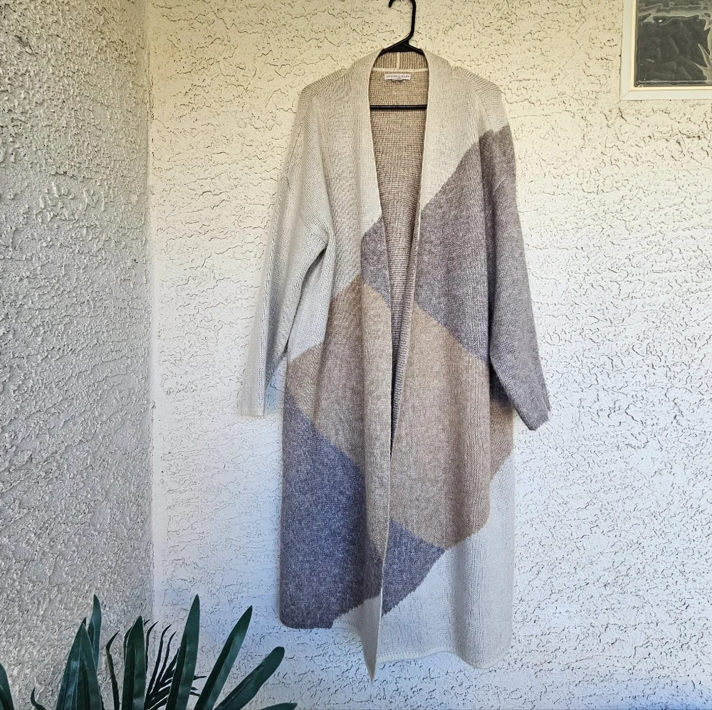 Cozy Oversized Long Fuzzy Knit Cardigan - Picture 6 of 6